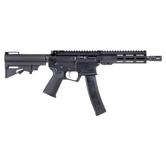 PSA ARV 8" 9MM 1/10 GX Lightweight HEX M-Lok MOE EPT Har-15 Pistol, Black