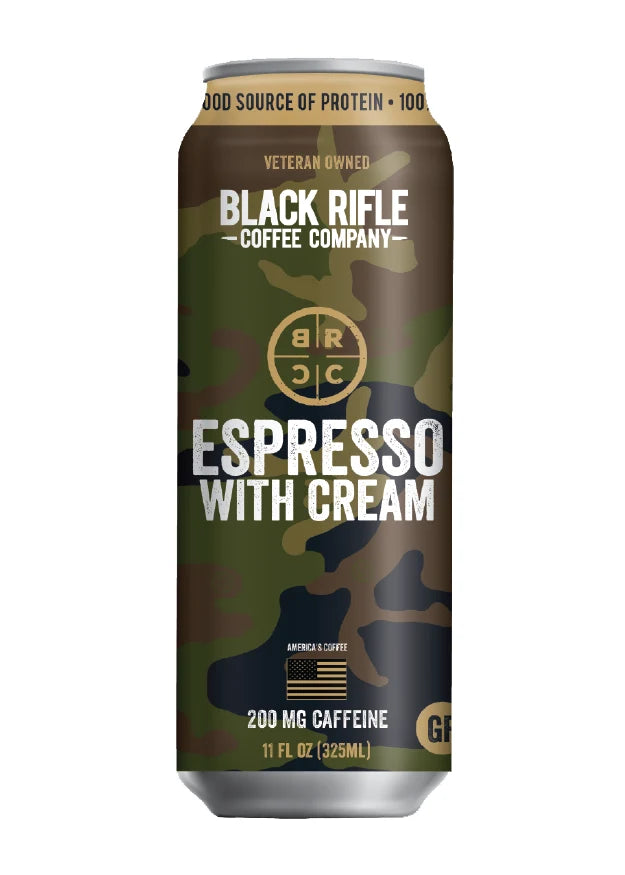 BLACK RIFLE CC CREAM 11OZ C ESPRESSO WITH CREAM 200MG