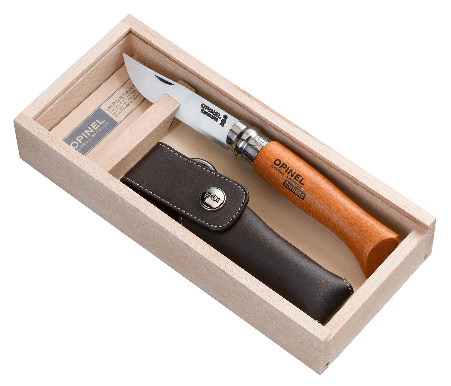 N°8 Carbon steel + Alpine Sheath Gift Box