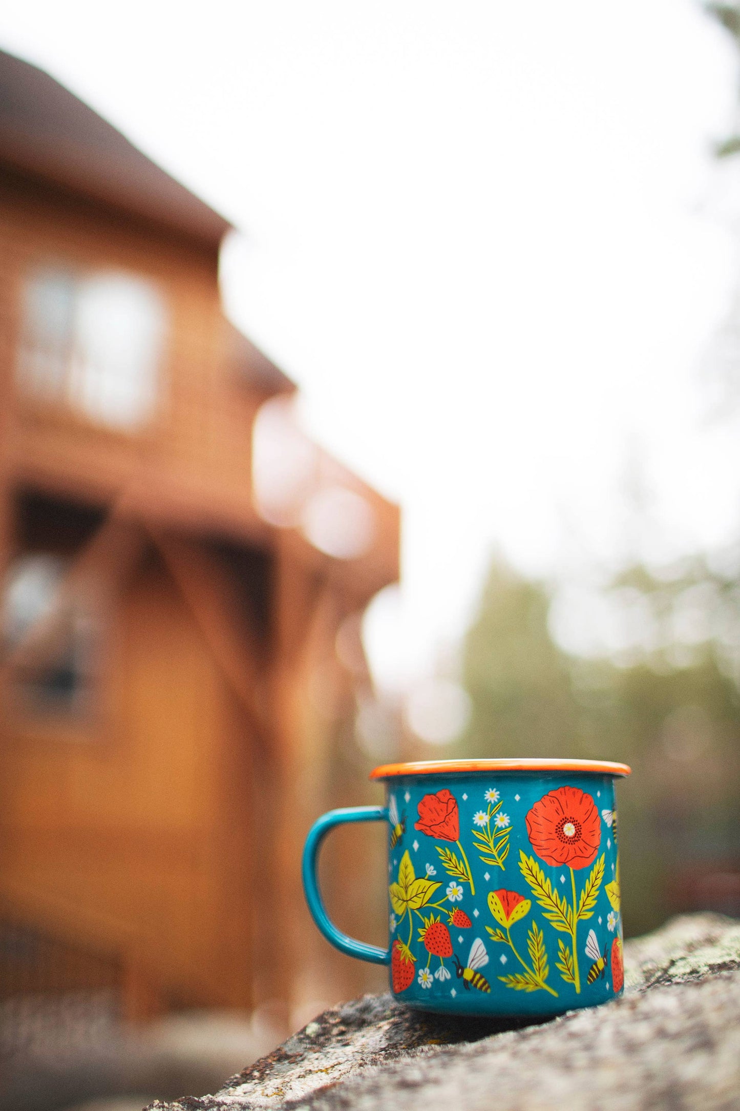 Enamel Coffee Mug | Garden Buzz