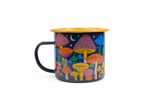 Enamel Mug | Midnight Mushroom
