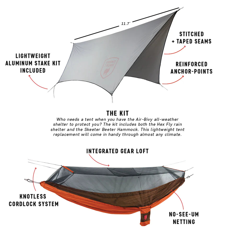 Air Bivy All Weather Shelter & Hammock