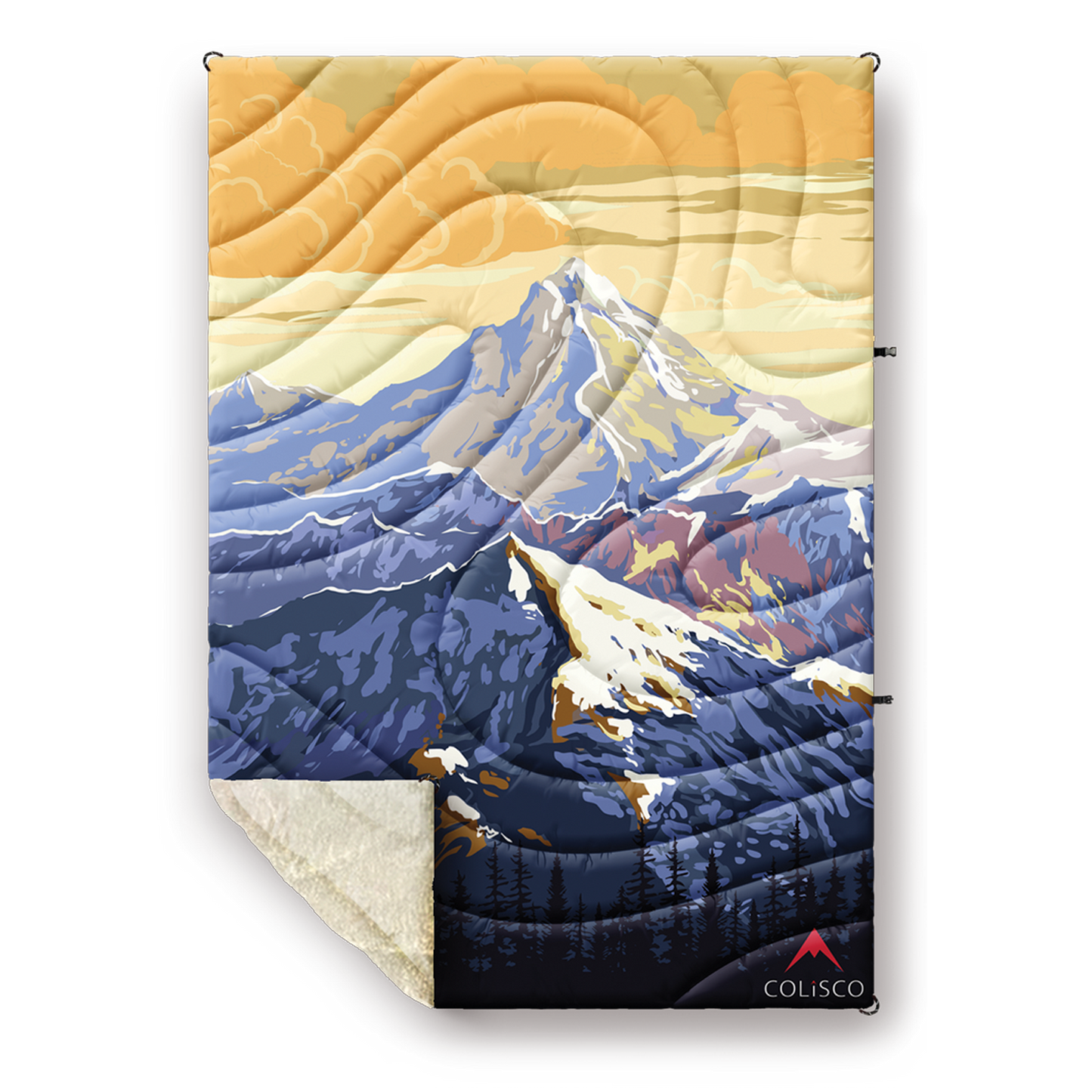 COLISCO Peaks Sherpa Eco-Performance Blanket - 52"x75"