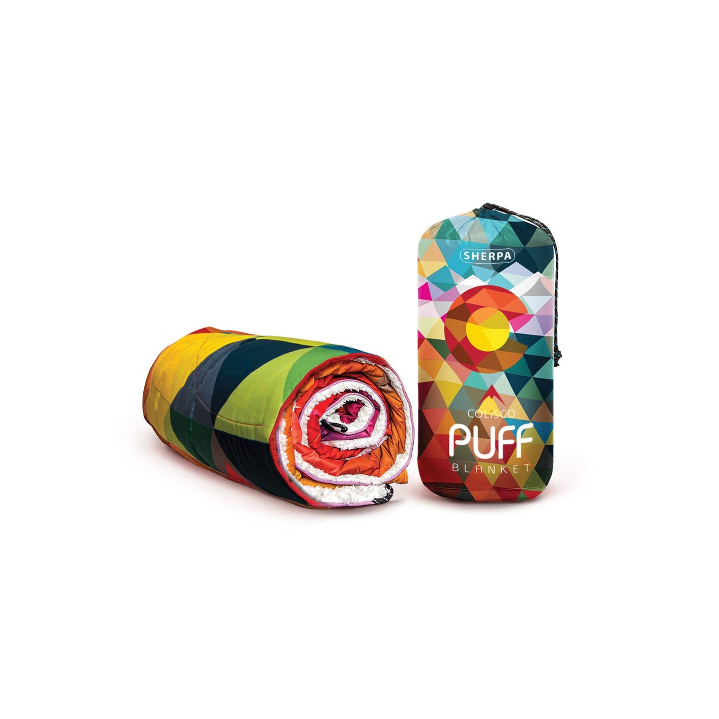 COLISCO Bear Horizon Sherpa Eco-Performance Blanket-52"x75"