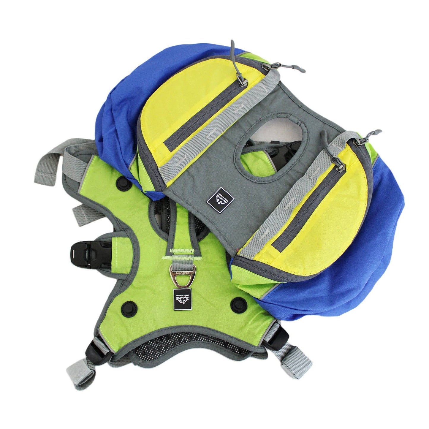 Adventurer 2-piece Dog Pack With EZ Latch™  Harness - RAIN FOREST