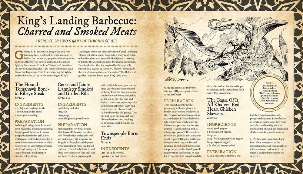 Cooking for Wizards, Warriors and Dragons