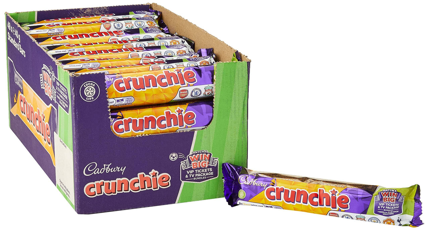 Cadbury Crunchie chocolate bar 40g