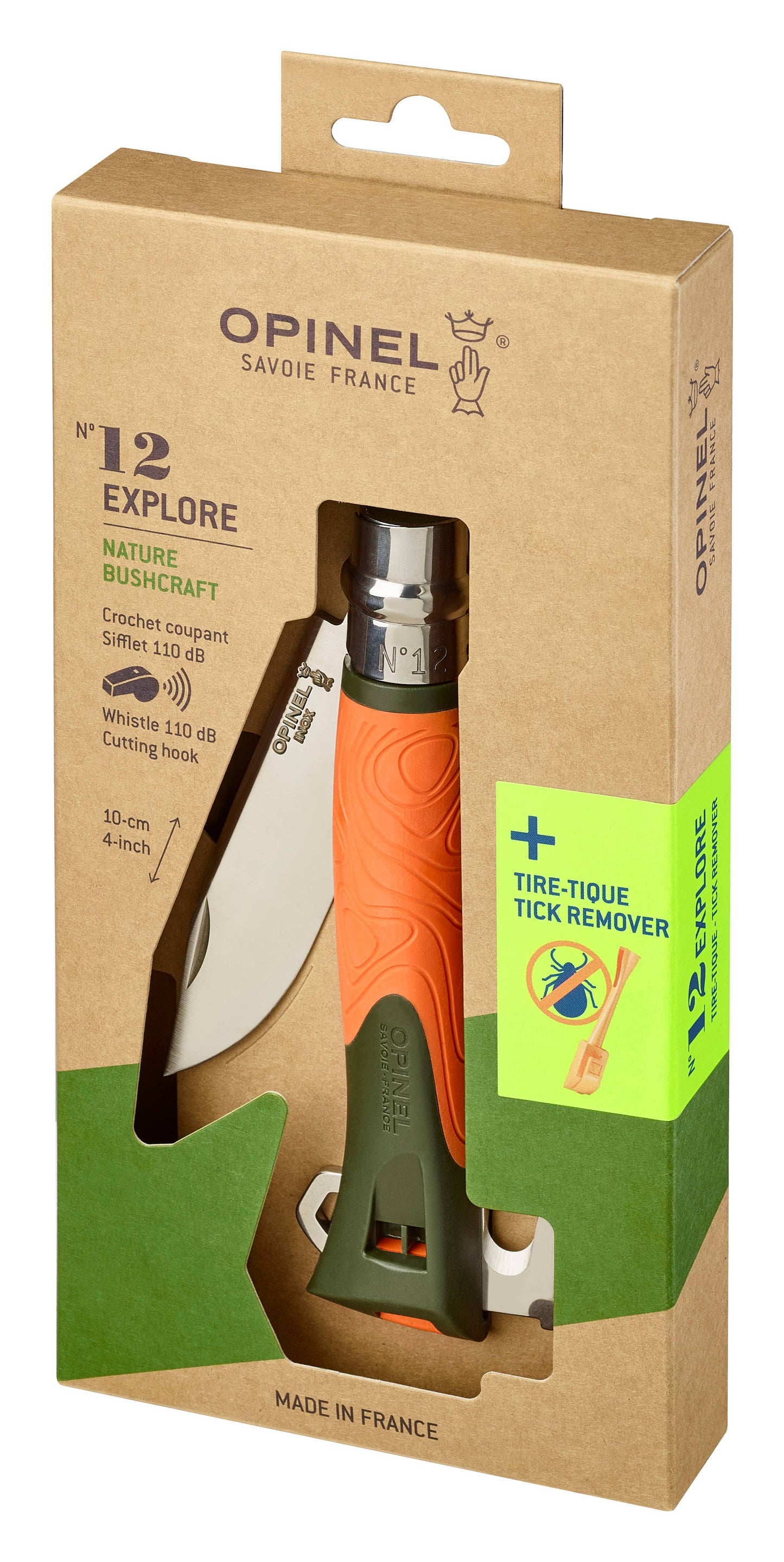 No.12 Explore Folding Knives with Tick Remover Tool