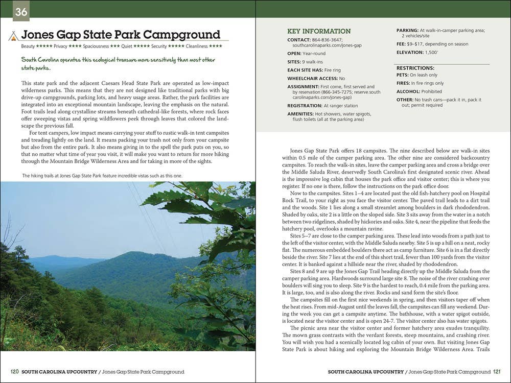 Best Tent Camping: Carolinas 4e