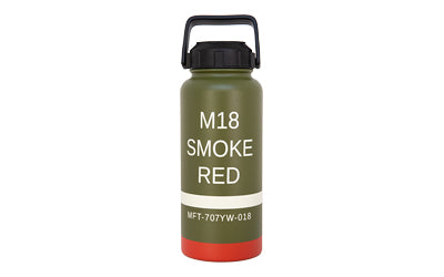 Mission First Tactical, Mission First Tactical, M18 Red Smoke Drinkware, Bottle, 32 oz, Green