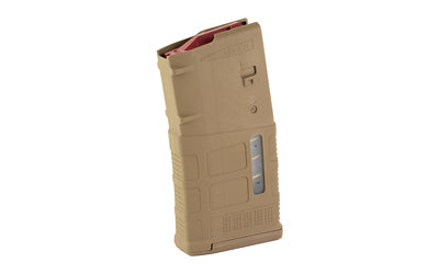 Magpul Industries, Magazine, PMAG 20 LR/SR GEN M3 with Window, 308 Winchester/762NATO, 20 Rounds, Fits DPMS/SR25/LaRue OBR