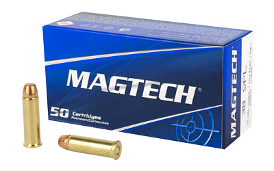 Magtech, Sport Shooting, 38 Special, 158 Grain, Full Metal Case Flat, 50 Round Box