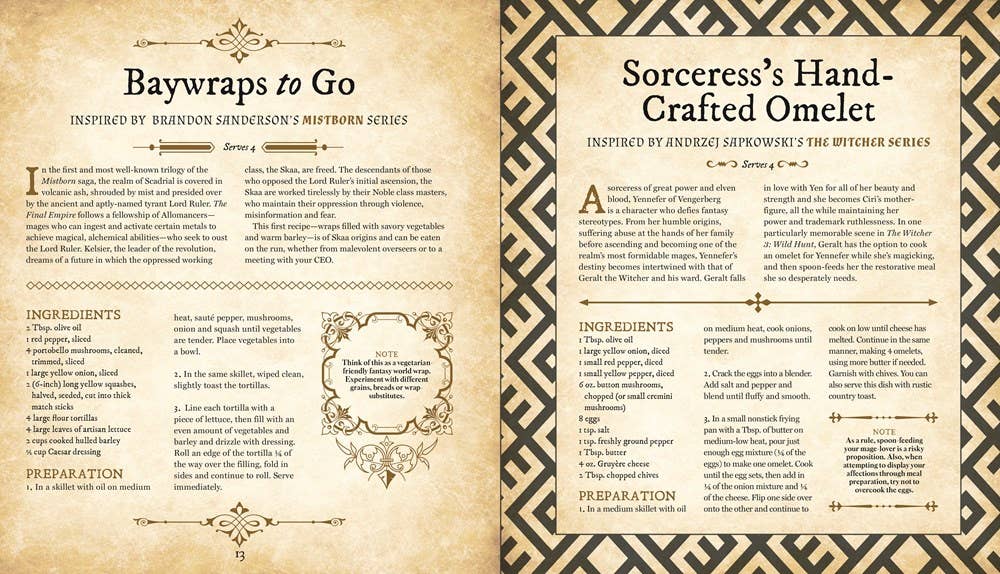 Cooking for Wizards, Warriors and Dragons