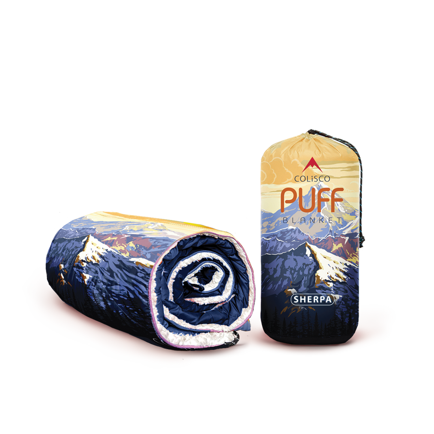 COLISCO Peaks Sherpa Eco-Performance Blanket - 52"x75"