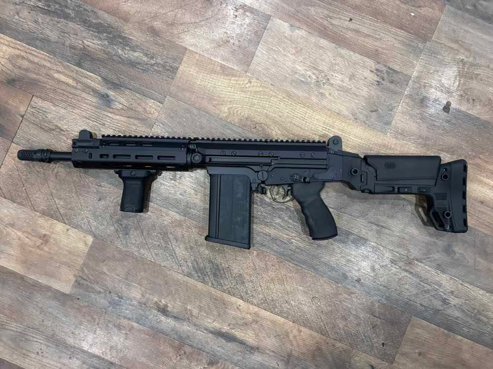 DS Arms SA58 FAL Improved Battle Weapon – 12" Barrel, B.R.S. Folding Stock Rifle